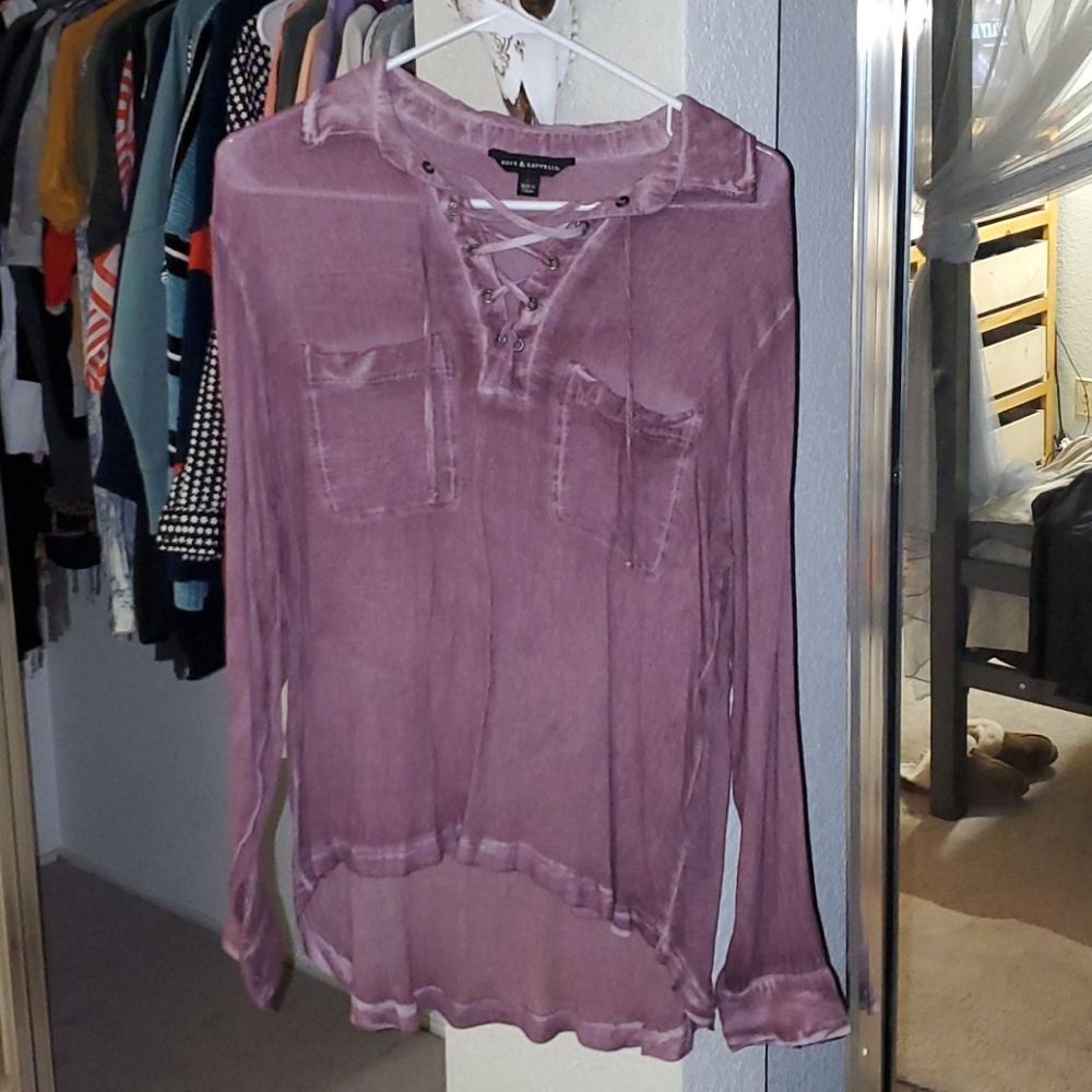 Purple blouse